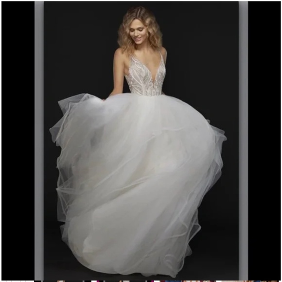 Hayley Paige- blush bridal gown - Picture 14 of 16